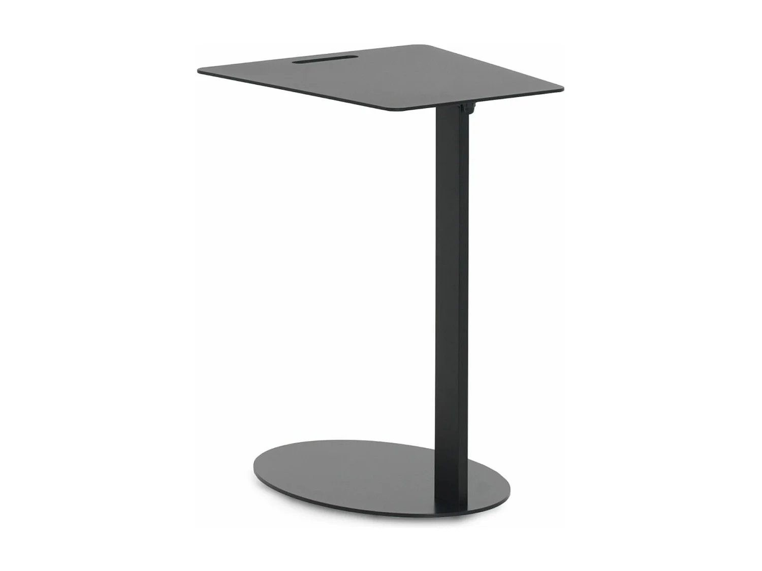 Table d'appoint en métal noir