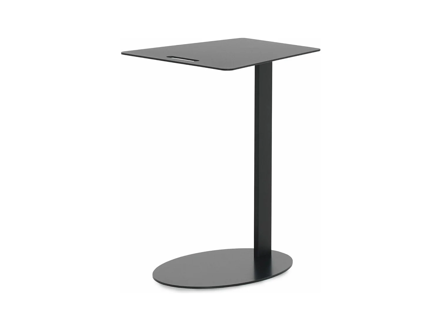 Beistelltisch aus schwarzem Metall