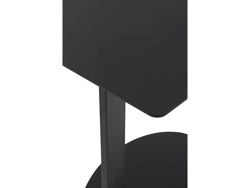 Mesa de apoio em metal preto