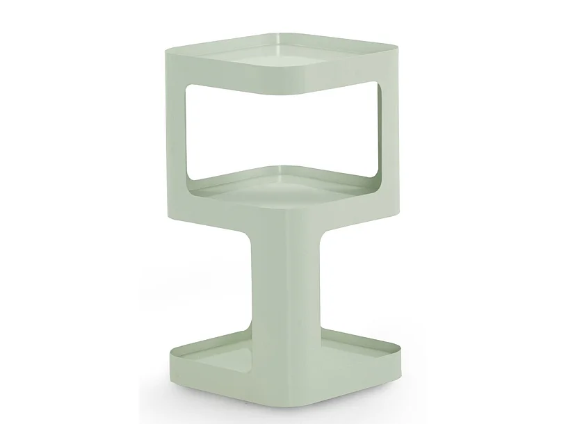 Mesa de apoio em metal branco