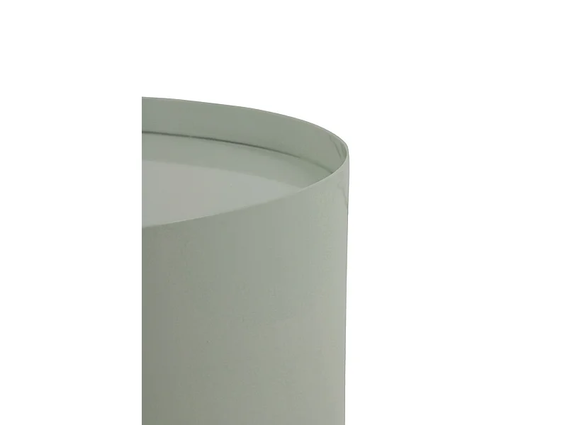 Mesa auxiliar metalica blanca