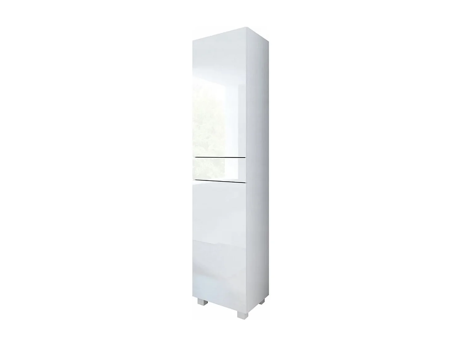 Colonne Pureza 40 cm Blanc Laqué BM salle de bain suspendue ou posée