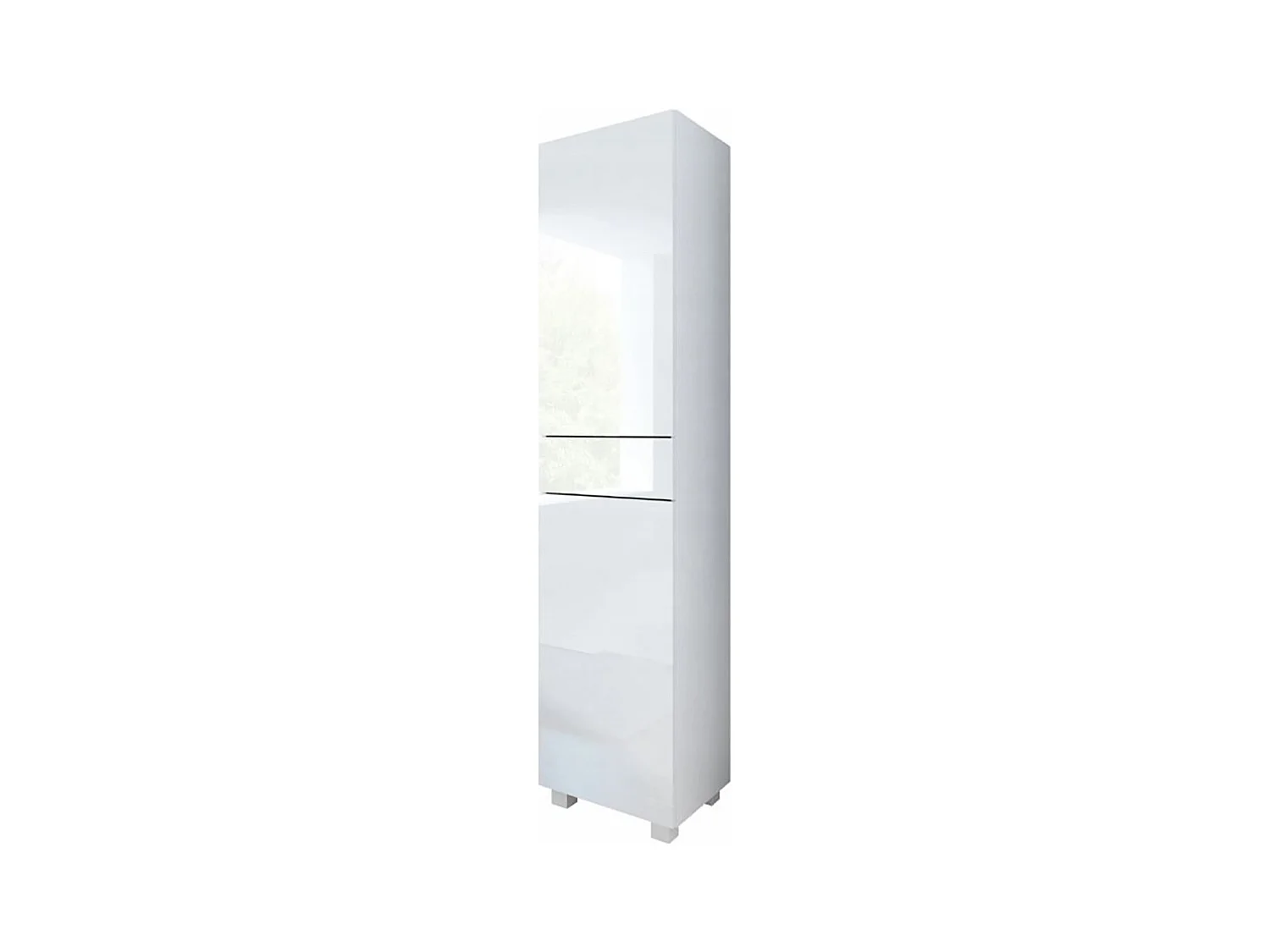 Colonne Pureza 40 cm Blanc Laqué BM salle de bain suspendue ou posée