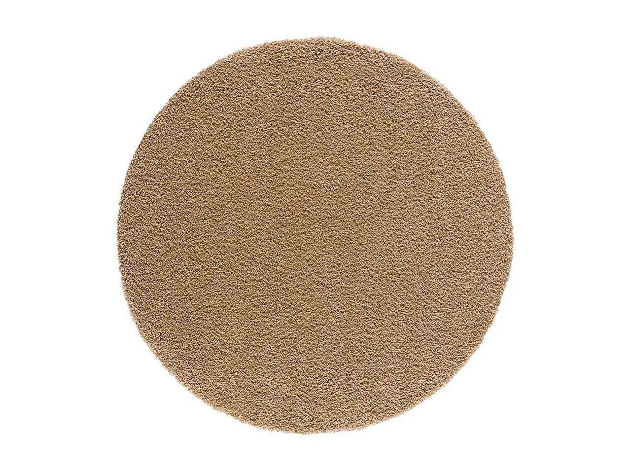 Tapis intérieur rond - uni - lin - diam.130 cm - NORGE