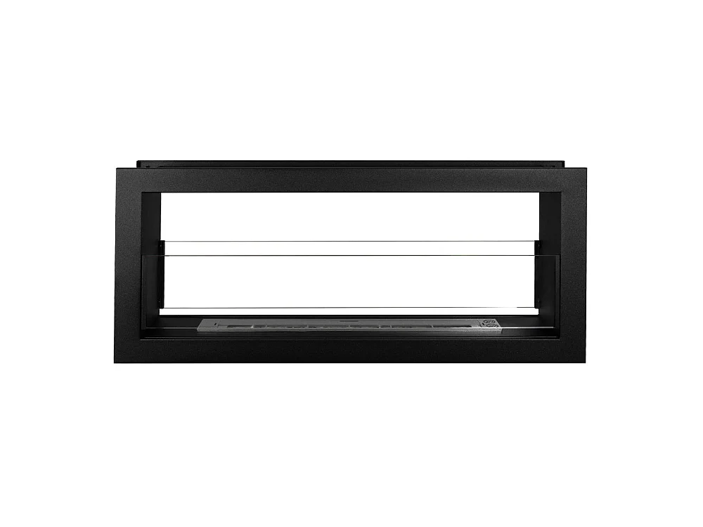 Cheminée bioéthanol double face encastrable biocheminée 2 faces 90x40 MONTEFALCO 90