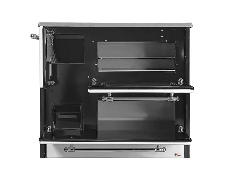 Houten Keukenfornuis 9 Kw Wit Beatrice L87xD51xH79 Ecodesign