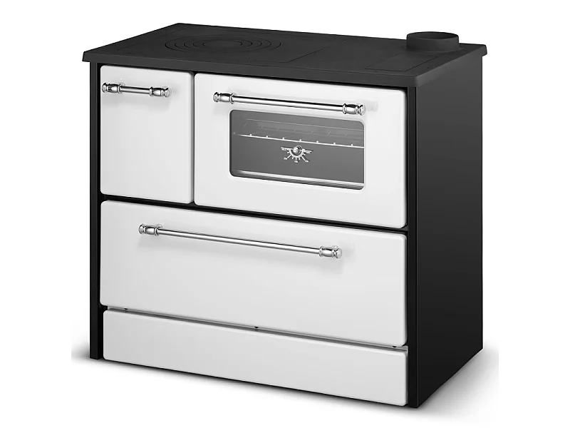 Houten Keukenfornuis 9 Kw Wit Beatrice L87xD51xH79 Ecodesign