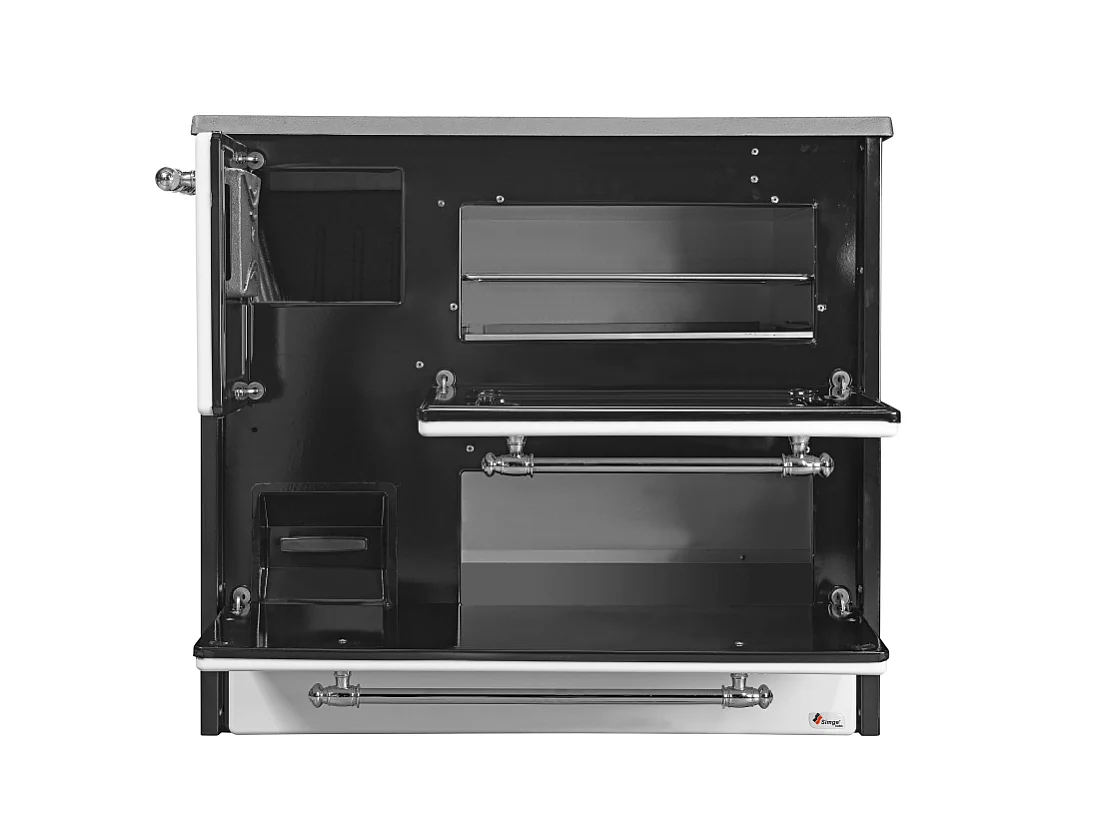 Houten Keukenfornuis 9 Kw Wit Beatrice L87xD51xH79 Ecodesign