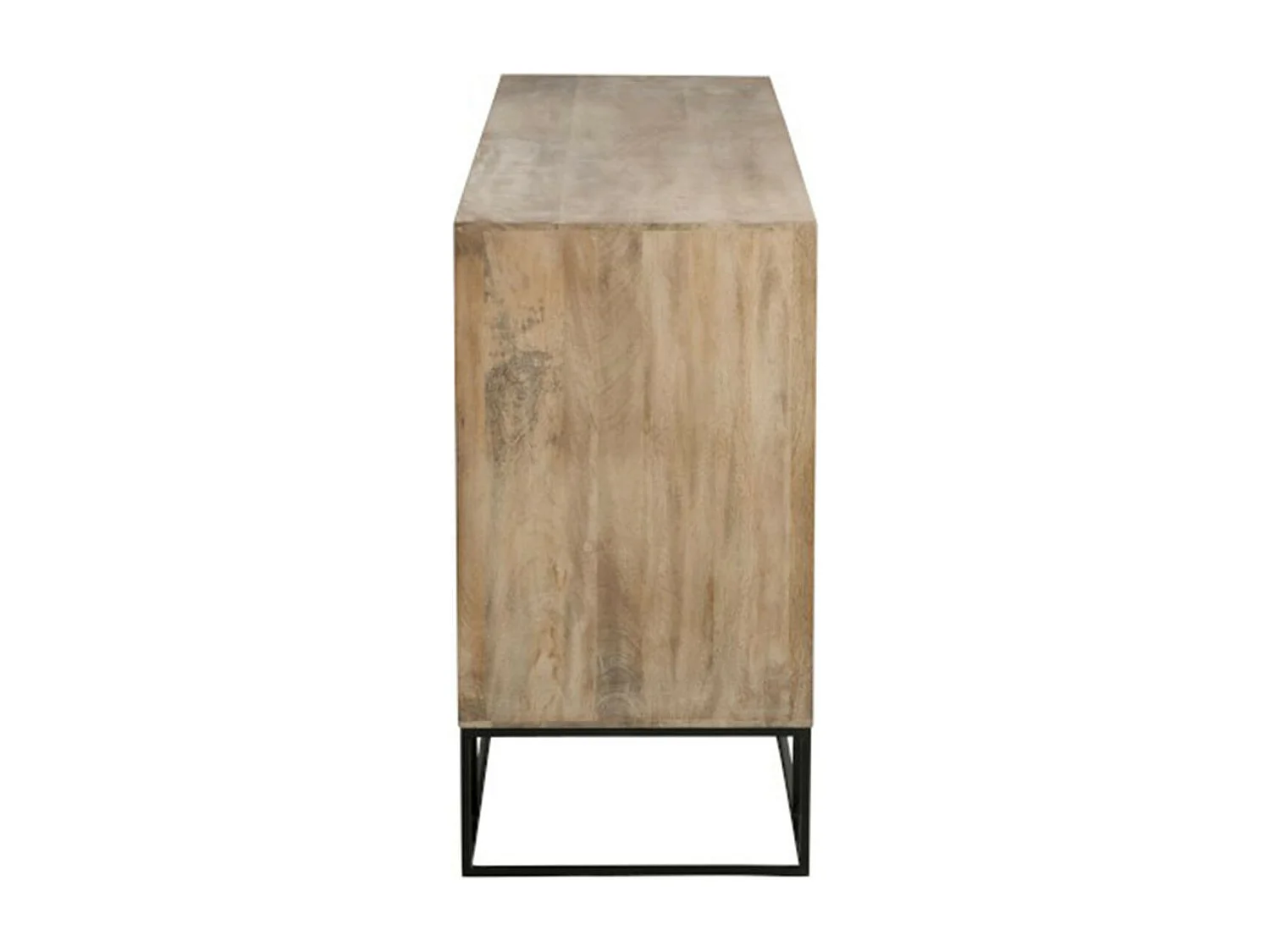 Buffet 3 Portes en Bois "Bombay" 160cm Naturel
