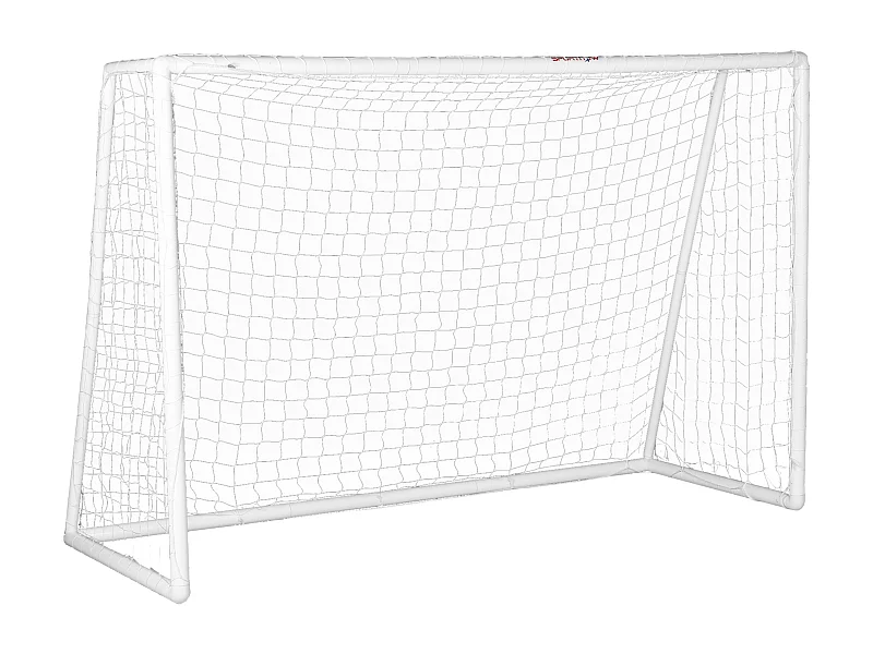 But de football cage de foot but futsal - dim. 3L x 1,2l x 2H m - PVC blanc