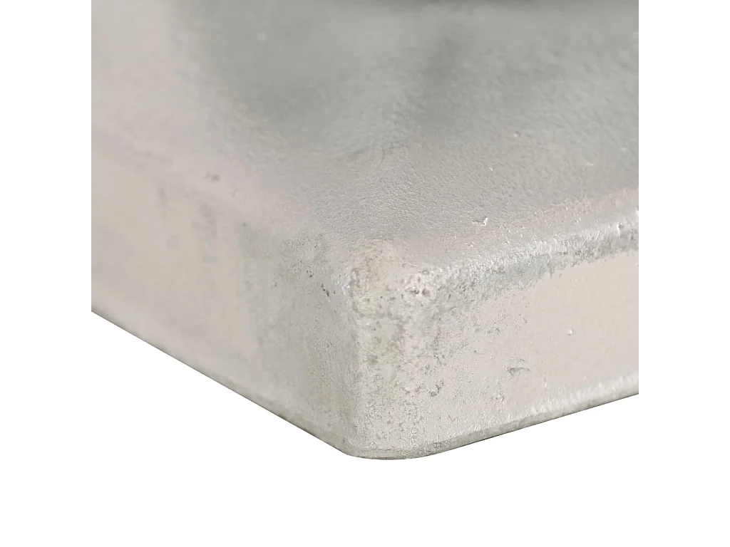 Tappi per pali 6 pz Globo finale Metallo zincato 71x71 mm