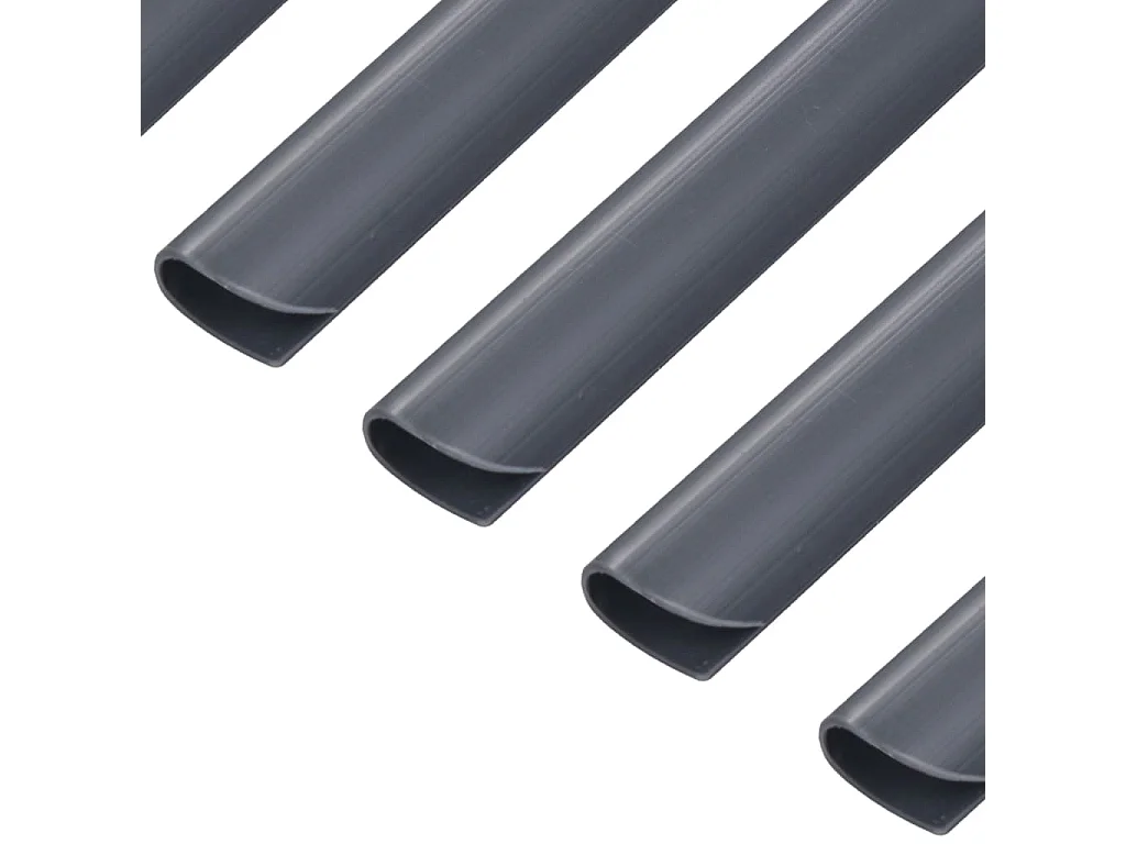 Attaches de bande de clôture 100 pcs PVC Anthracite