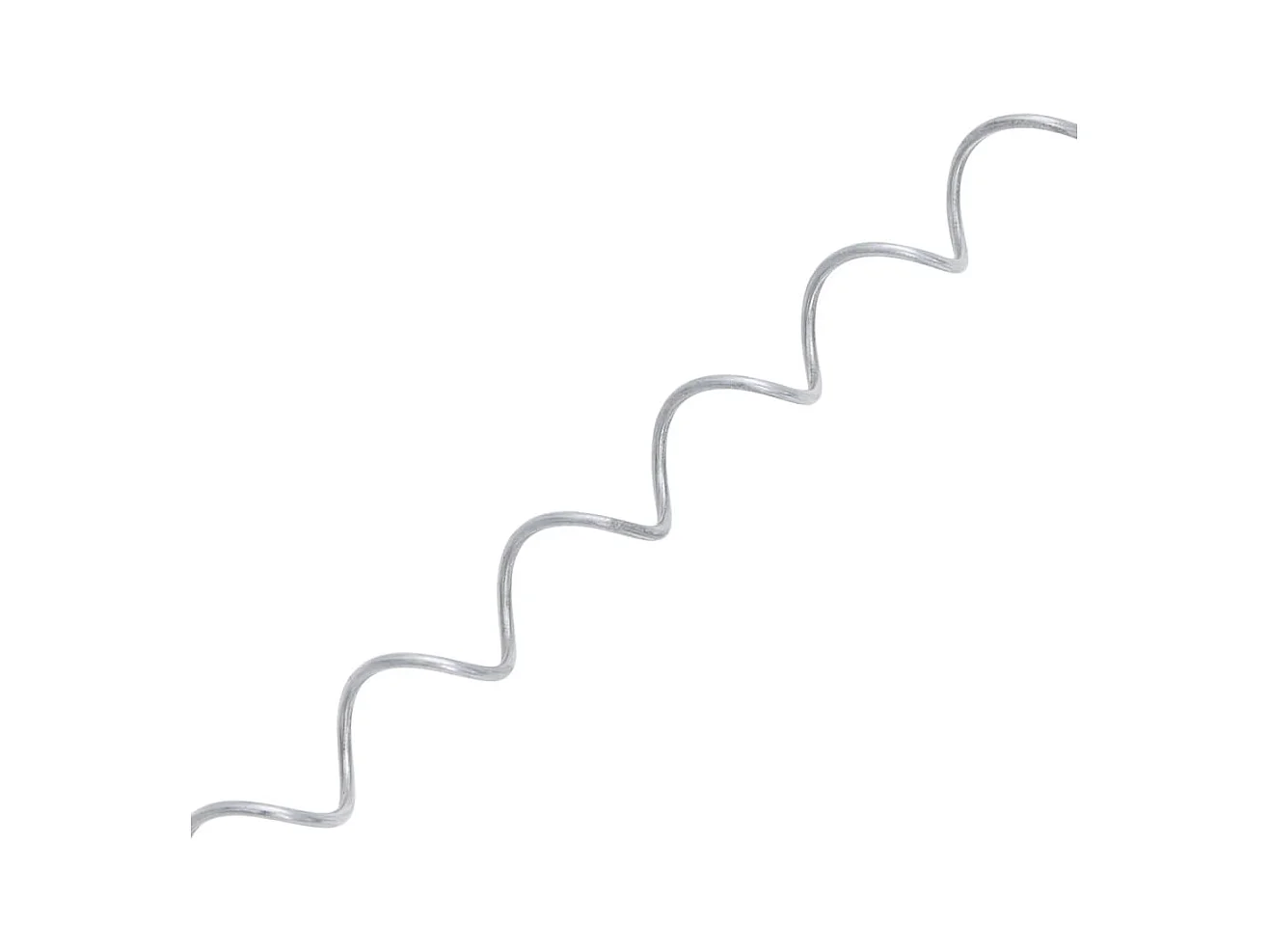 Espirais de gabião 24 unidades Aço galvanizado 100 cm