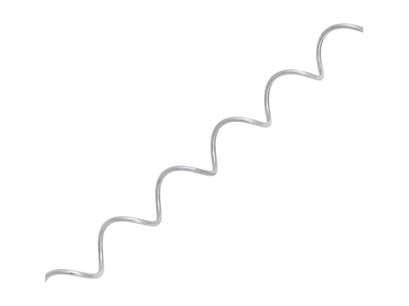 Spirales de gabion 24 pcs Acier galvanisé 100 cm