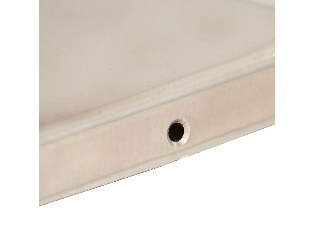 Tappi per pali per recinzione piramidali 6 pz. Acciaio inox 71x71 mm