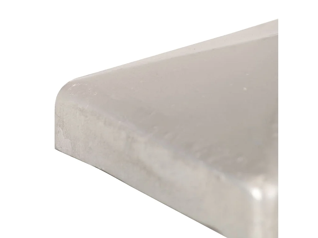 Tampas para postes de cerca 6 unidades Metal galvanizado 81x81 mm