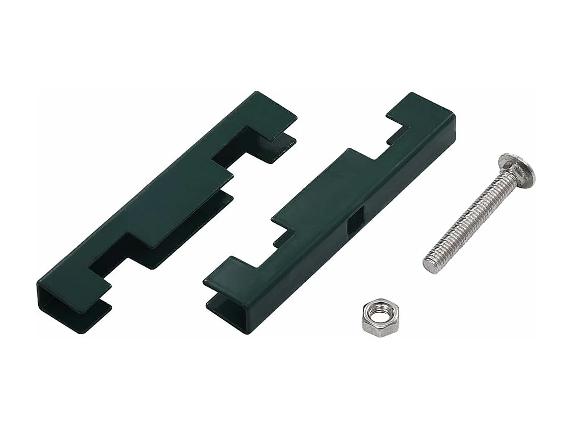 Set di 10 connettori per tappetino a forma di U da giardino verde