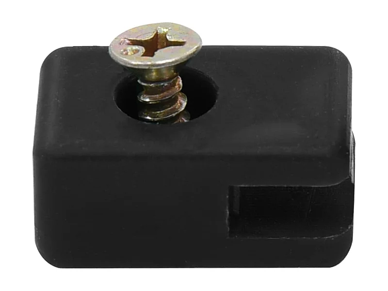 Ensemble de 100 supports de fil de clôture avec vis Anthracite