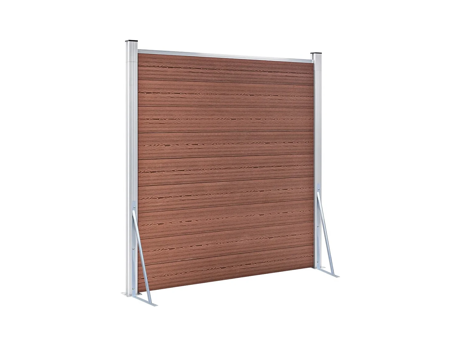 Soportes para postes de valla 2 piezas Acero galvanizado