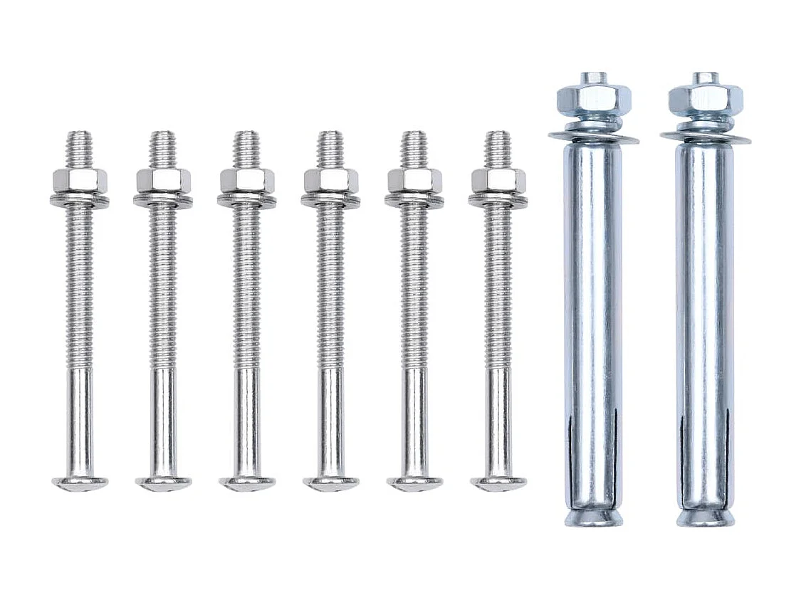 Supports pour poteau de clôture 2 pcs Acier galvanisé