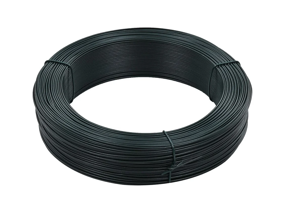 Fil de liaison de clôture 250 m 1,6/2,5 mm Acier Vert noirâtre