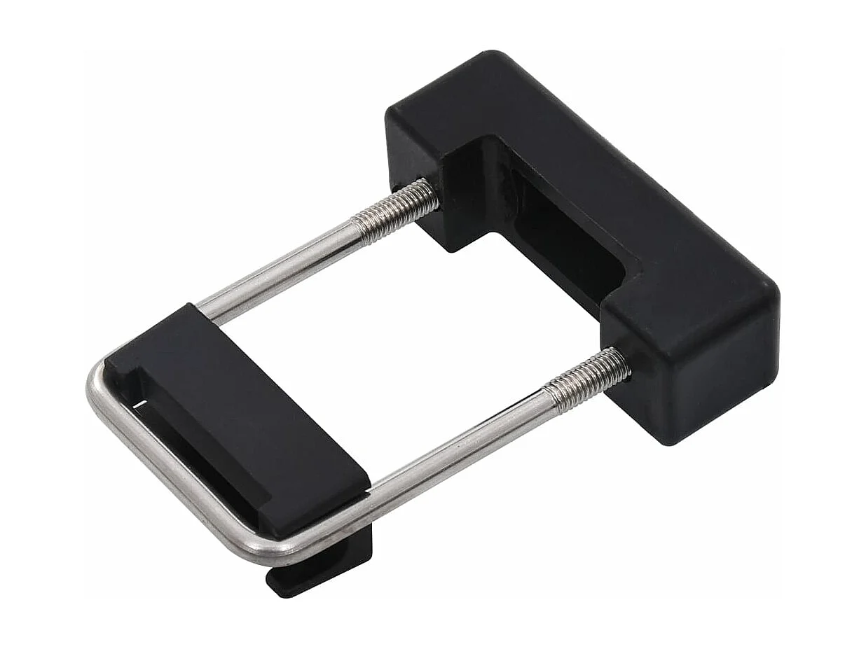 Jeu de 25 connecteurs en U et plastique pour poteau de clôture