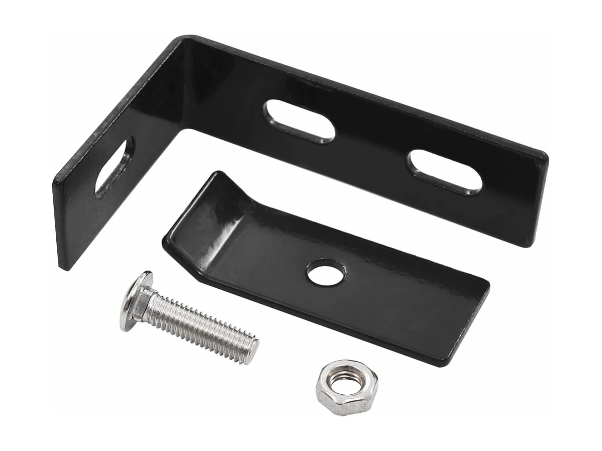 Conjunto de 10 conectores de canto de parede antracite