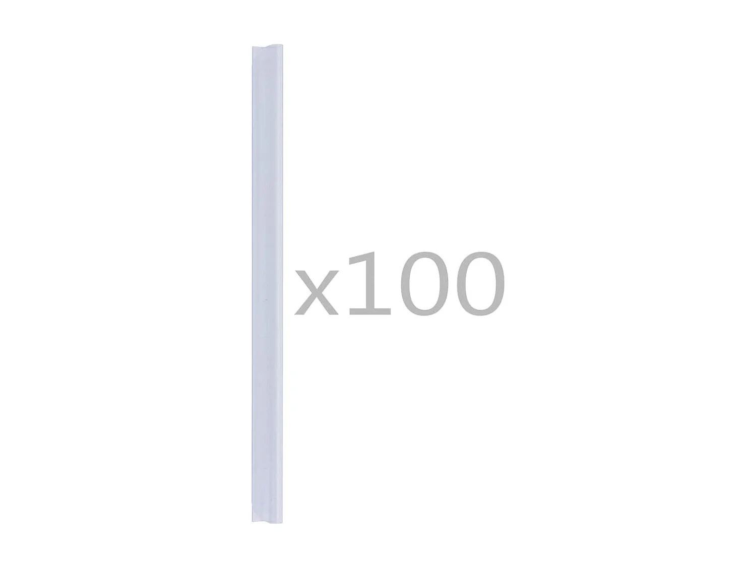 Attaches de bande de clôture 100 pcs PVC Transparent