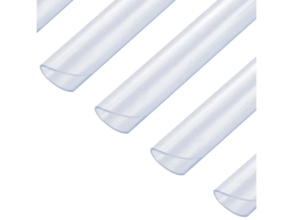 Attaches de bande de clôture 100 pcs PVC Transparent