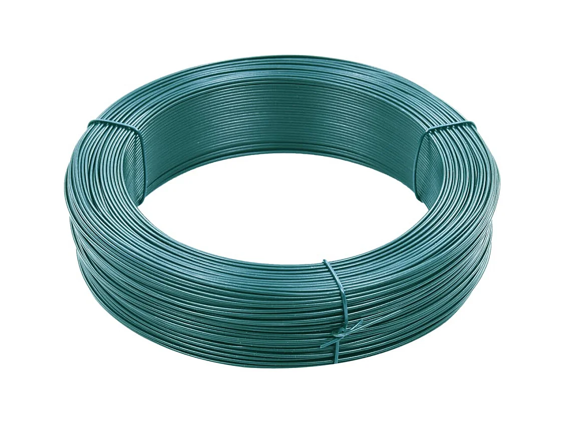 Fil de liaison de clôture 250 m 0,9/1,4 mm Acier Vert noirâtre