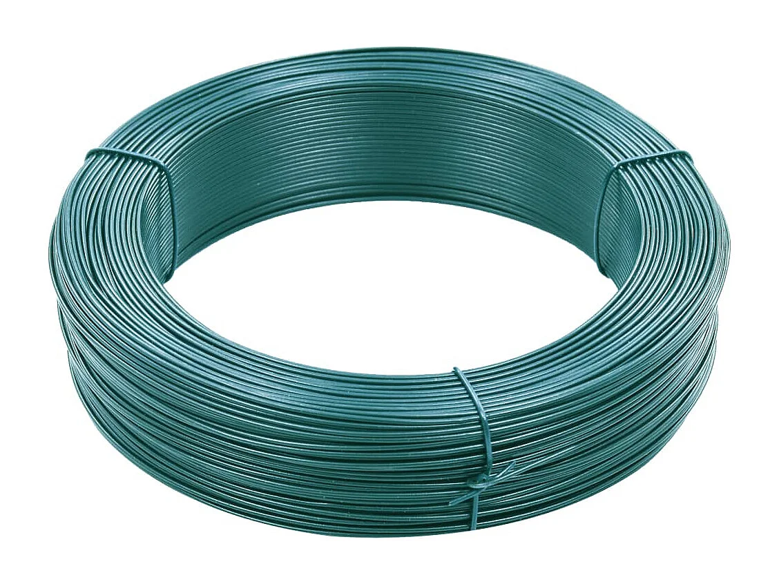 Fil de liaison de clôture 250 m 0,9/1,4 mm Acier Vert noirâtre