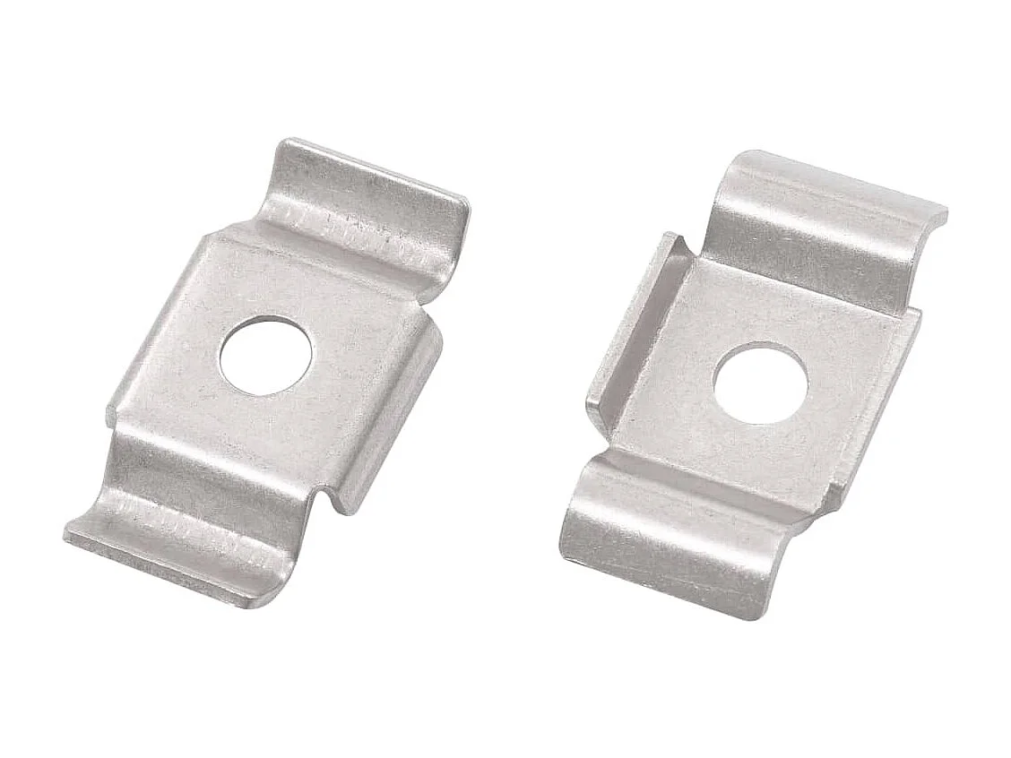 Vlinderschuttingclips 50 stuks RVS