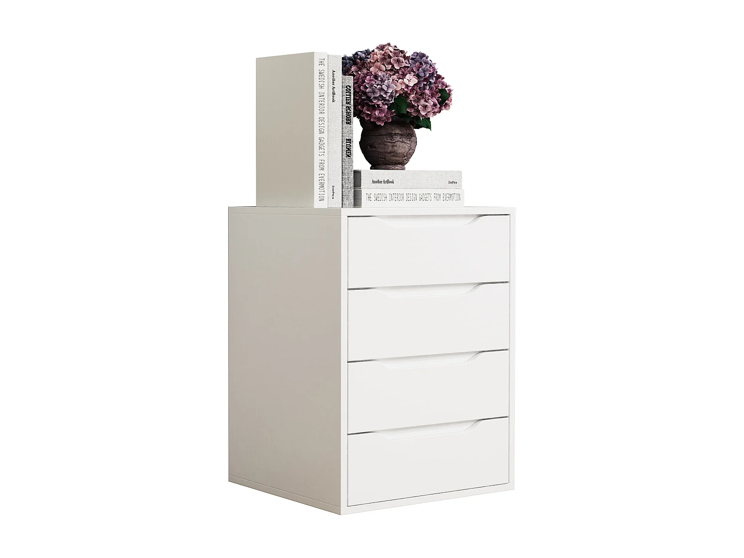 Holz Nachtschrank Nachttisch Schublade Malira L