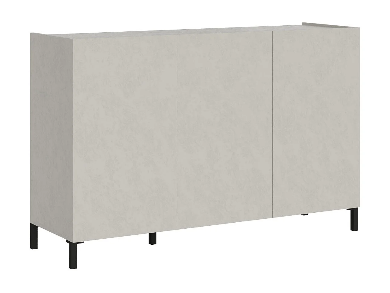 Kommode 3 Türen  130x40x84 cm Solaria cashmere