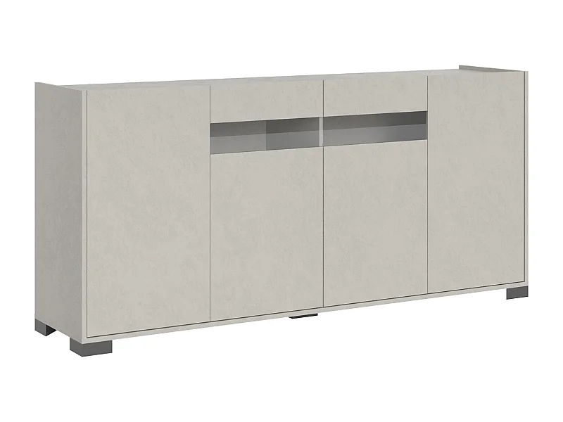 Buffet bas 4 portes 172x40x81 cm Riflesso cachemire