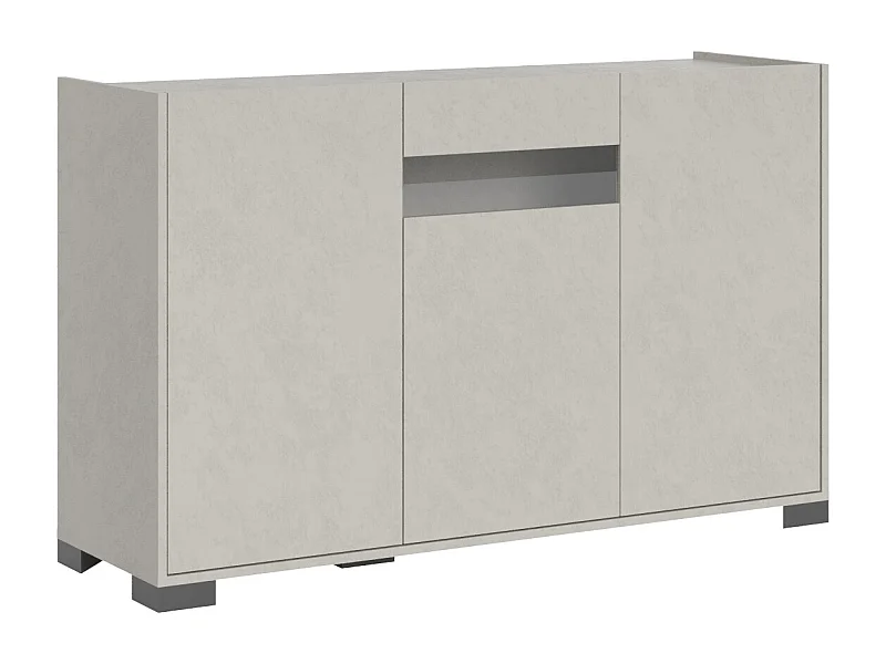 Buffet bas 3 portes 130x40x81 cm Riflesso cachemire