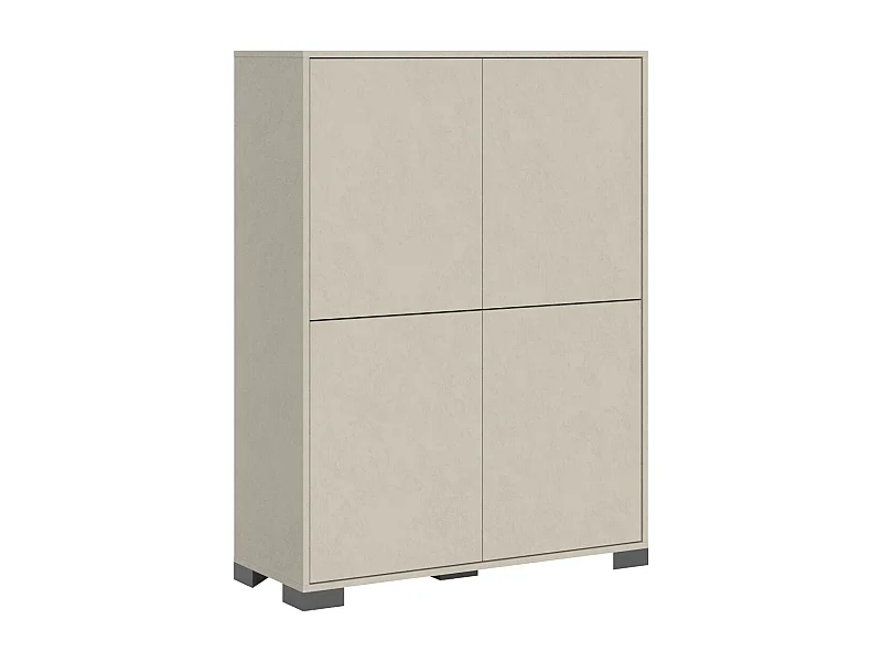 Buffet haut 4 portes 90x35x120 cm Lumina cachemire