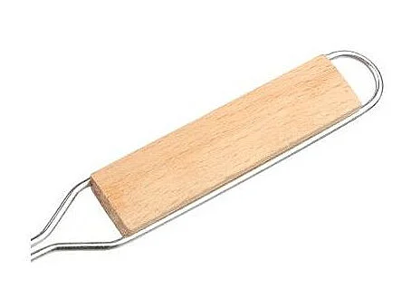 Set aus 3 Sieben aus Edelstahl & Holz "Sieve" 35cm Silber