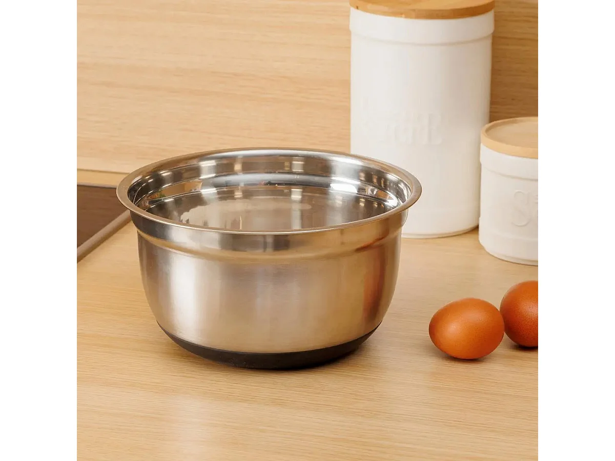 Saladier en Inox "Antidéparant" 2,5L Argent