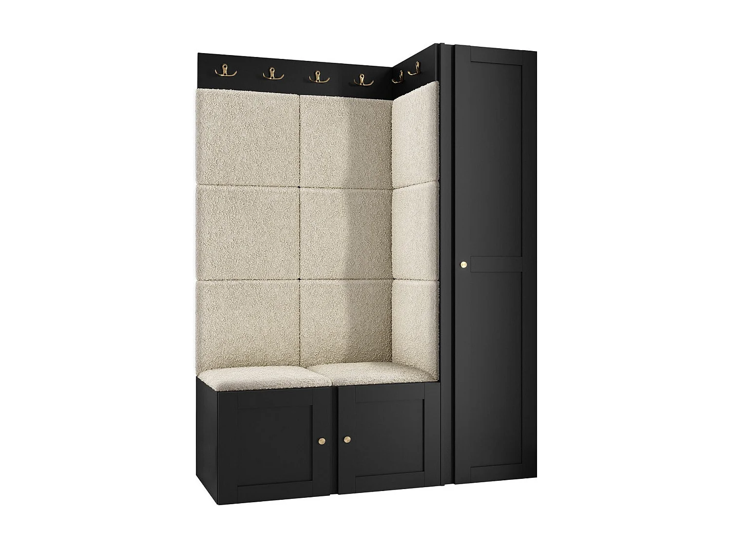 Conjunto para corredor Hartford 377, Tecido, Colocado, 19x12x5cm