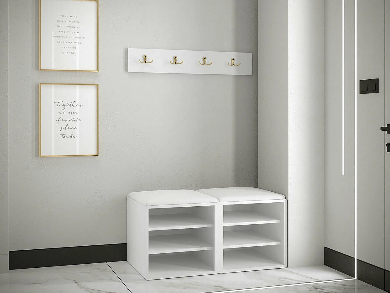 Conjunto para corredor Hartford 376, Placa de aglomerado laminado