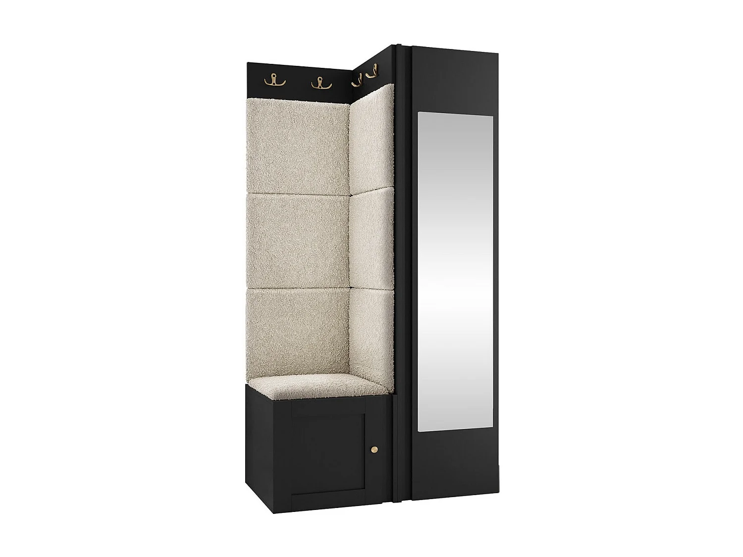 Conjunto para corredor Hartford 382, Espelho, Colocado, 19x8x5cm