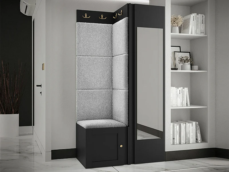 Conjunto para corredor Hartford 382, Espelho, Colocado, 19x8x5cm