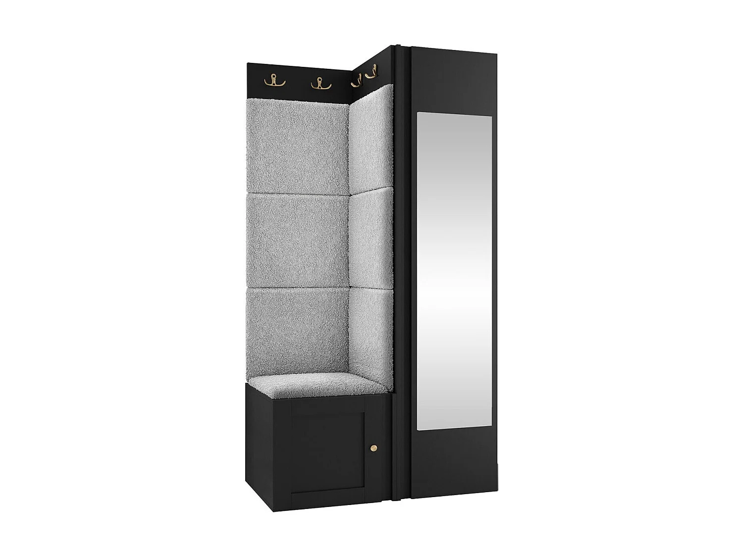 Conjunto para corredor Hartford 382, Espelho, Colocado, 19x8x5cm