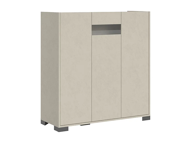 Buffet haut 3 portes 103x35x110 cm Riflesso cachemire