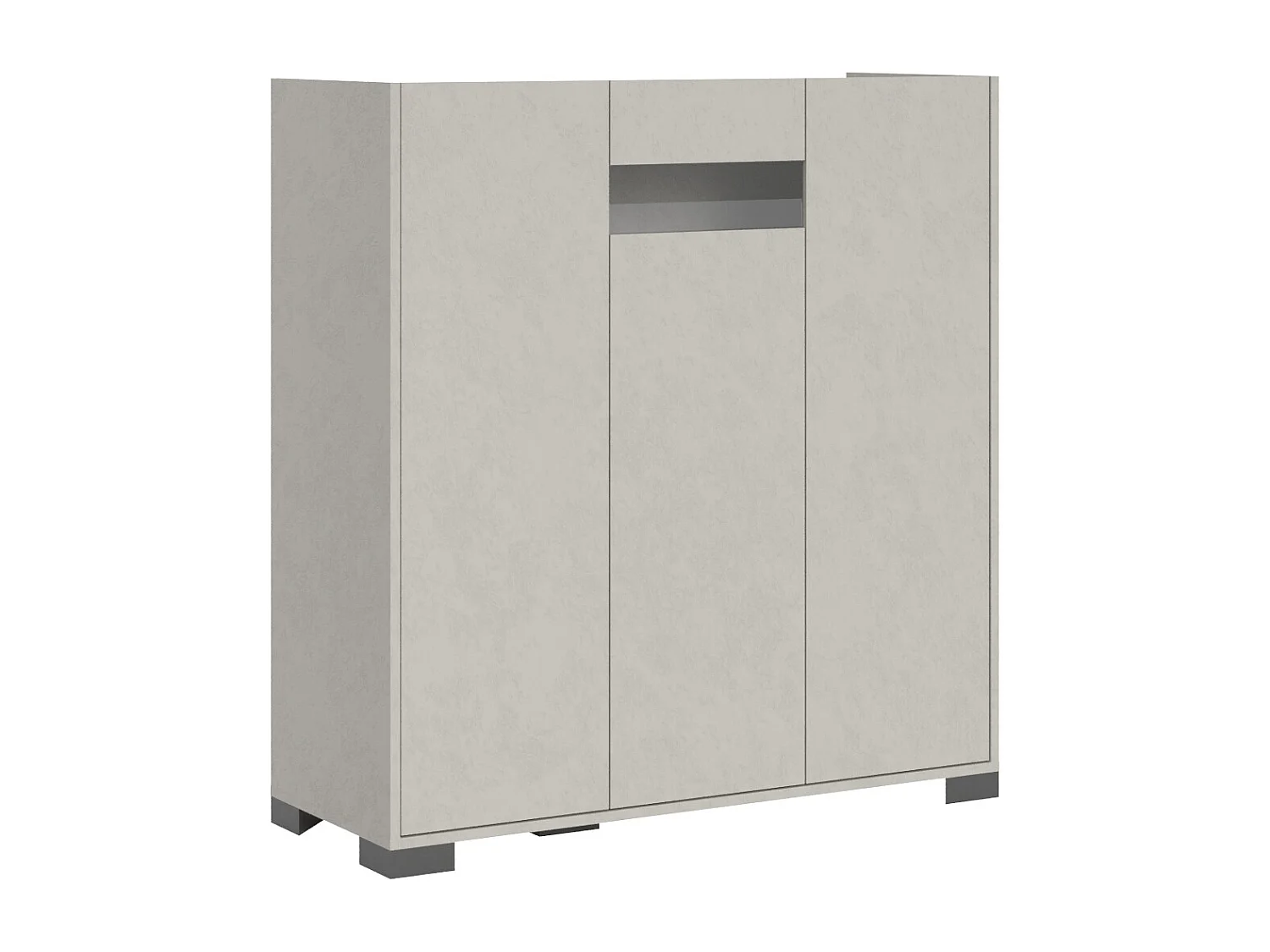 Aparador alto 3 puertas 100x35x110 cm Riflesso cachemira