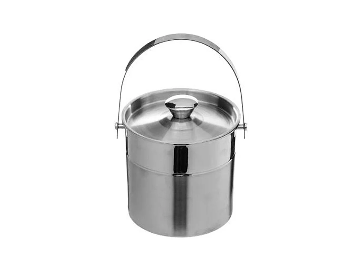 Seau à Glace Métal "Double Finition" 15cm Argent