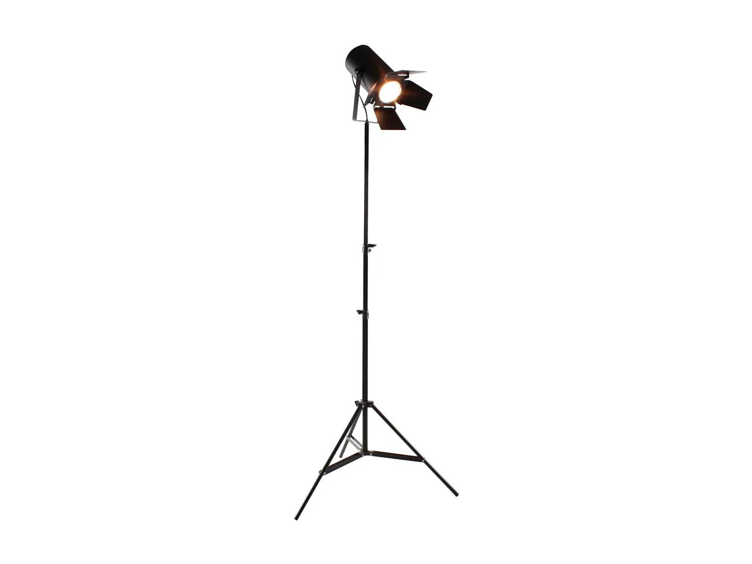 Lampadaire Trépied Design "Valier" 120-200cm Noir