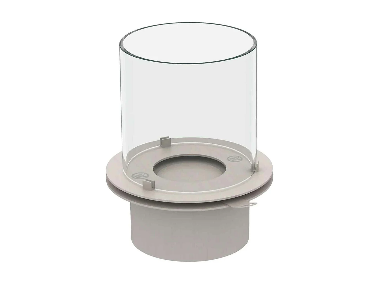 Botticelli - Cheminée au bioéthanol de sol ø 40xH54 cm, vert