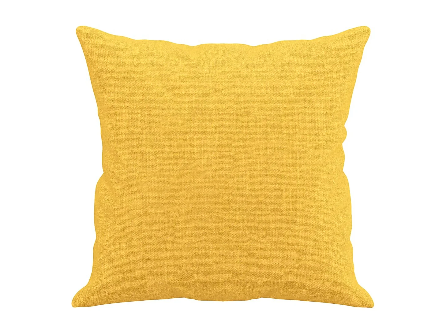 Conjunto de almofadas decorativas com 2 Tecido Amarelo Claro 40x40 cm